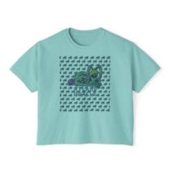 Women's Boxy Tee (Rave Bünny Logo)